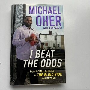 I Beat the Odds by Michael Oher - Black and White Cover